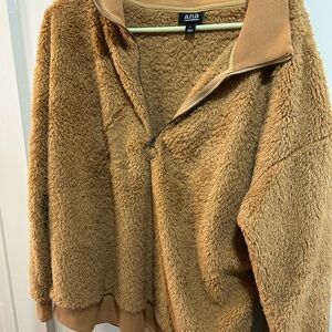 a.n.a Warm Tan Fleece Jacket